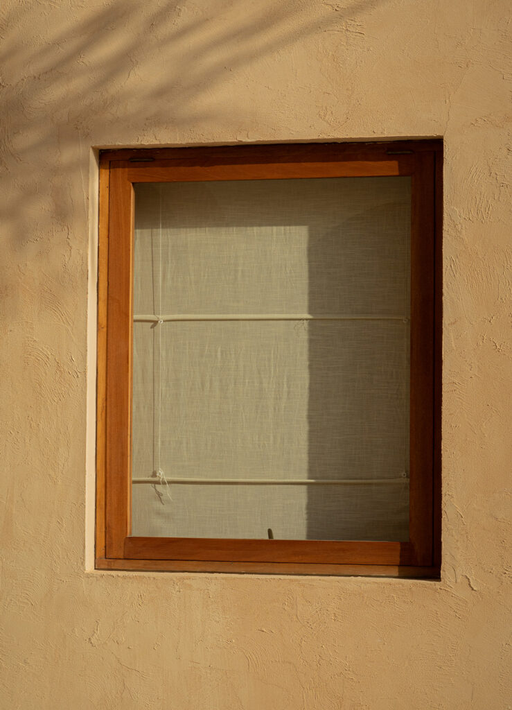 Mineral feature wall with handmade plaster texture Bali