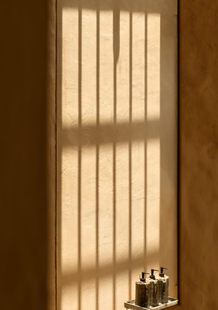 Altarize lime plaster finish with refined hand-troweled texture