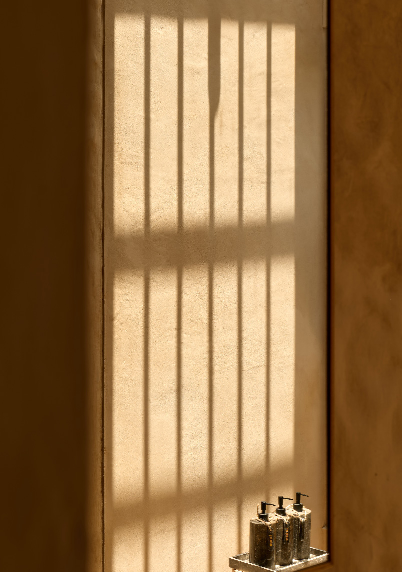 Altarize lime plaster finish with refined hand-troweled texture